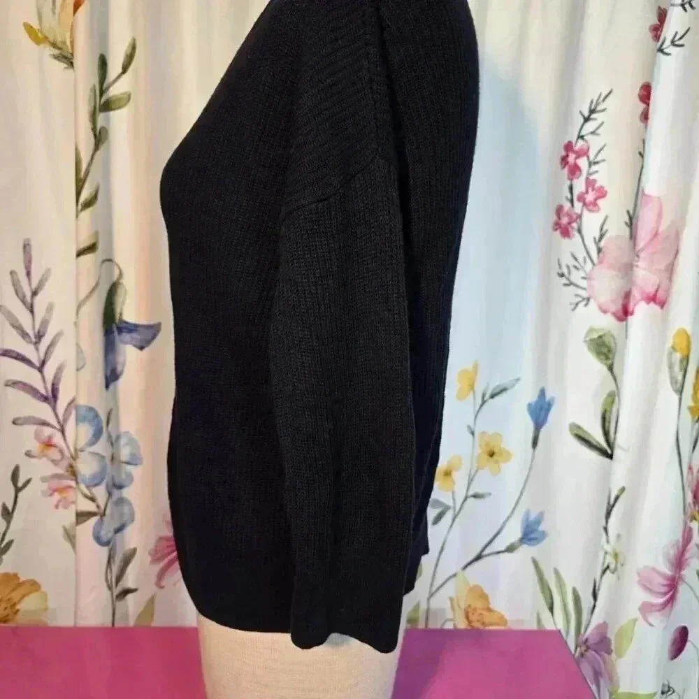Banana Republic Women's Luxe Yarn Boyfriend Cardigan Dark Navy Blue Size Small - Picture 4 of 9